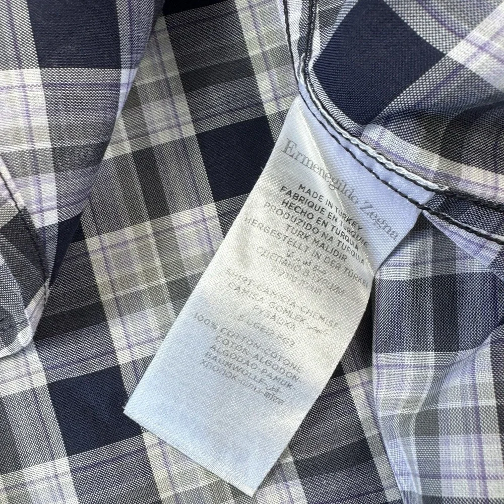 Brooks Brothers Navy Blue Stretch‎ Performance Men's Plain Front Chino Short 34